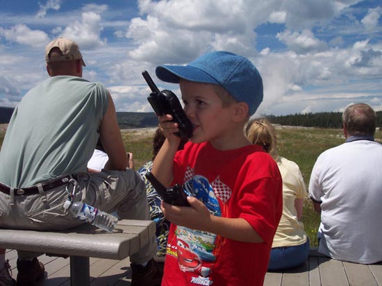 2006 family reunion in Yellowstone National Park